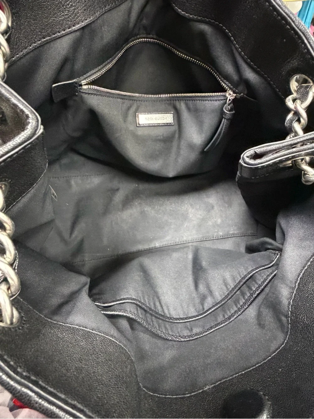 Tory Burch Fleming Chevron Tote